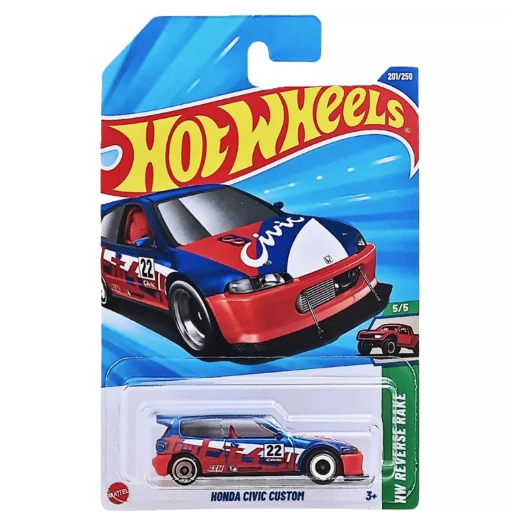 ماکت ماشین هات ویلز مدل هوندا سیویک کاستوم
