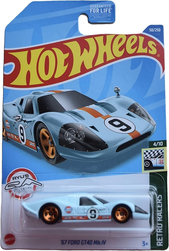 ماکت ماشین هاتویلز مدل فورد GT40 MK.IV 1967