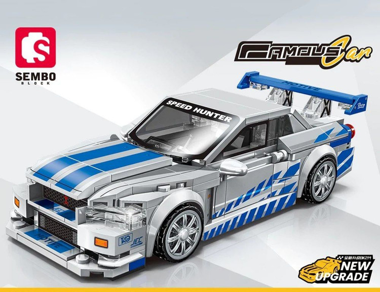 ساختنی لگو ماشین برند سمبو بلاک مدل SEMBO BLOCK FAMOUS CAR 714566 - راشل مدل