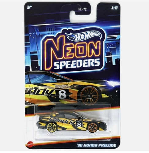 ماکت ماشین هات ویلز هوندا پریلود 1998 سری neon speeders
