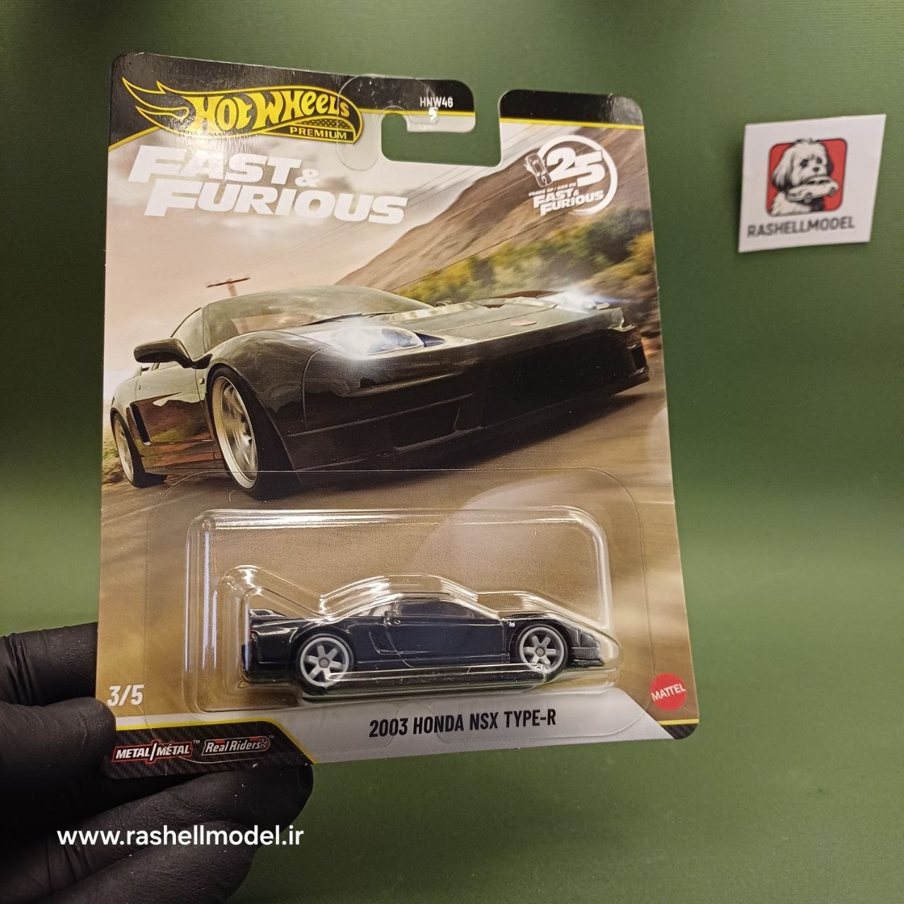 ماکت ماشین هات ویلز مدل هوندا NSX تایپ R  نسخه پرمیوم 2003