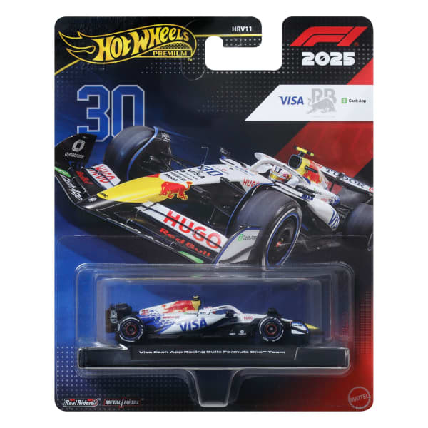 ماکت هات ویلز پریمیوم فرمول ۱ تیم ویزا کش اپ آربی (Visa Cash App Racing Bulls Formula One Team) 2025