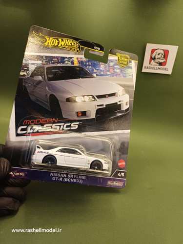 ماکت هات ویلز نیسان اسکایلاین GT-R (BCNR33) سری Car Culture Modern Classics مقیاس 1:64