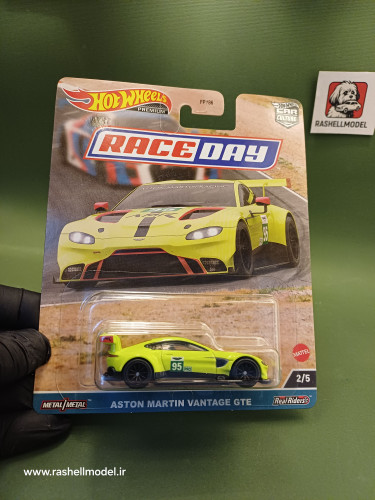 ماکت هات ویلز استون مارتین Vantage GTE سری پرمیوم Car Culture Race Day مقیاس 1:64