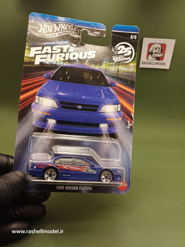 ماکت هات ویلز نیسان ماکسیما 1999 سری سیلور Fast & Furious مقیاس 1:64