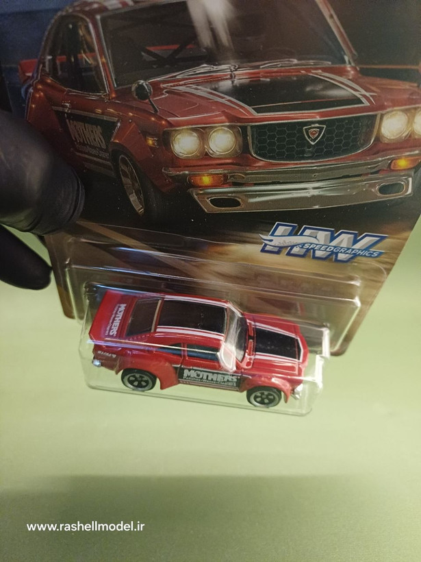 ماکت هات ویلز مزدا RX-3 سری Speed Graphics مقیاس 1:64 سیلور