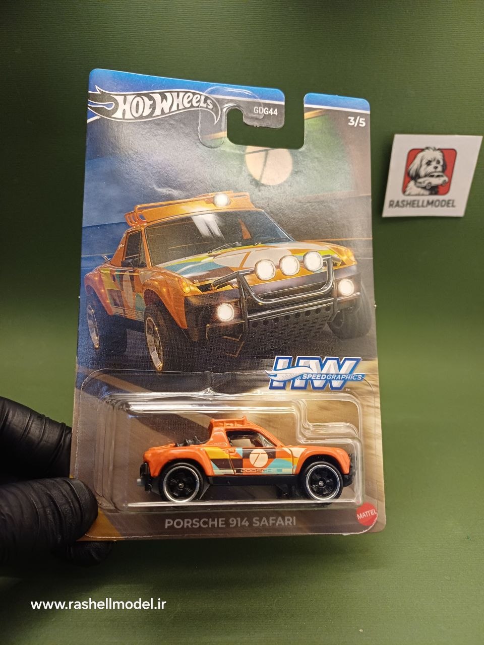 ماکت هات ویلز پورشه 914 سافاری سری Speed Graphics مقیاس 1:64