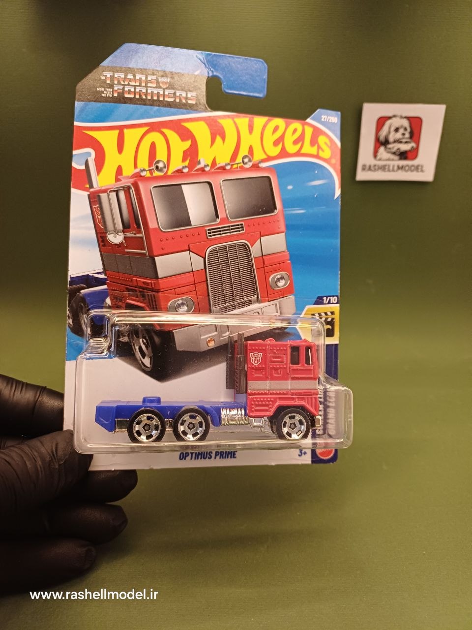 ماکت هات ویلز اپتیموس پرایم ترنسفورمرز Optimus Prime مقیاس 1:64